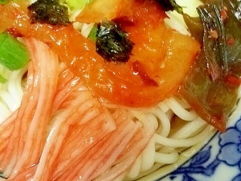 トリオキムチの素麺ドン